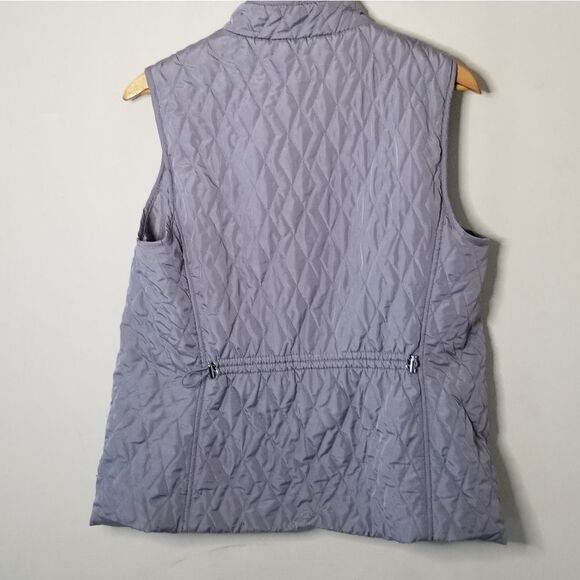 Croft and Barrow vest warm Gray adjustable back - Picture 3 of 4